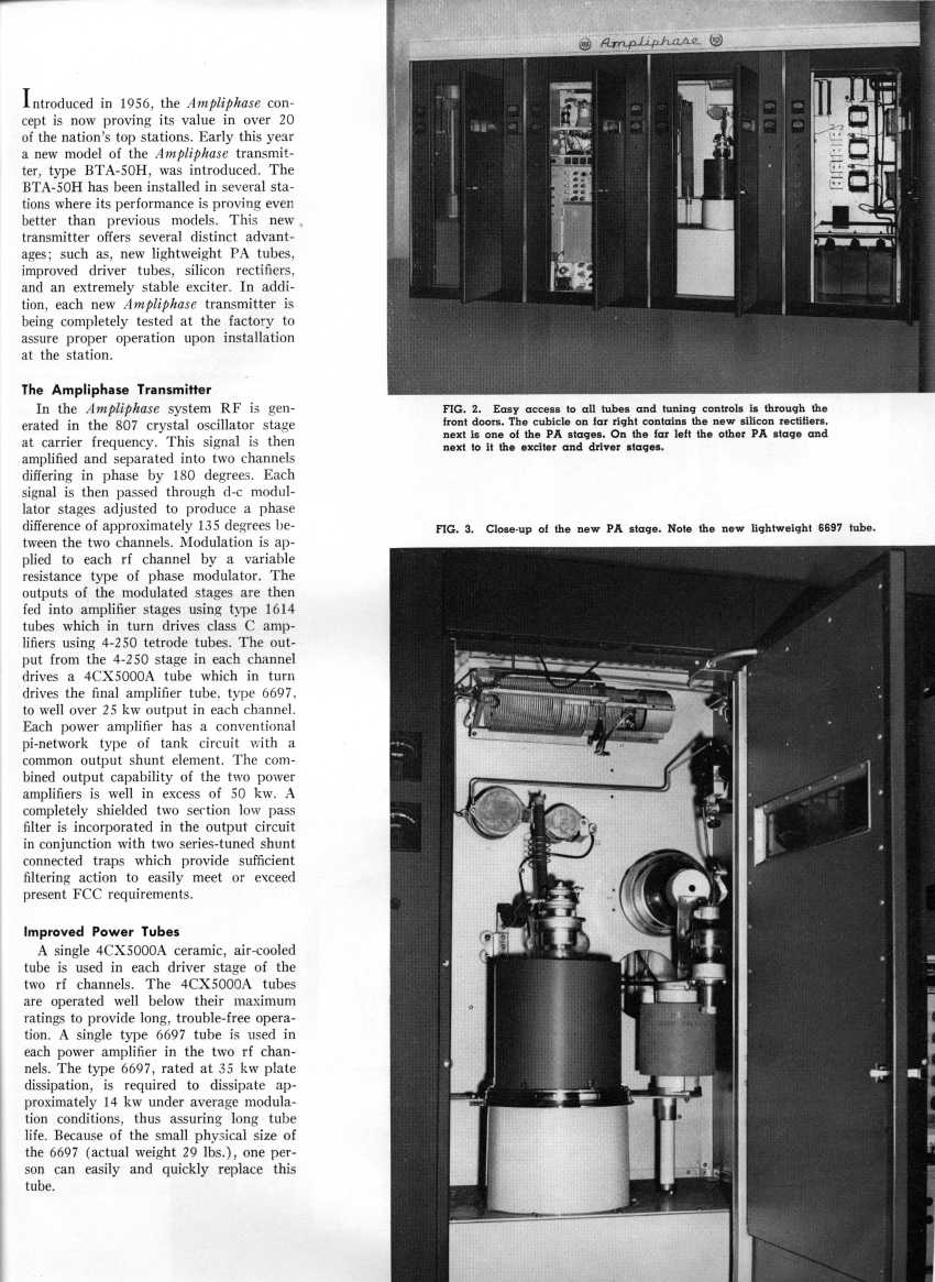 New 50 kW Ampliphase AM Transmitter, page 2