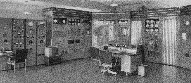 Photo of WNBC's RCA-50B transmitter